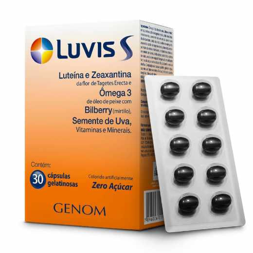 Luvis S Suplemento Alimentar com 30 Cápsulas